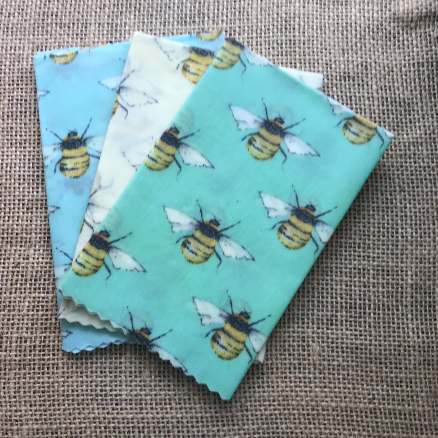 Edible, Organic Eco-Friendly Beeswax Food Wraps