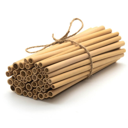 Handmade, Reusable Bamboo Drinking Straws | Bulk Pack for Businesses