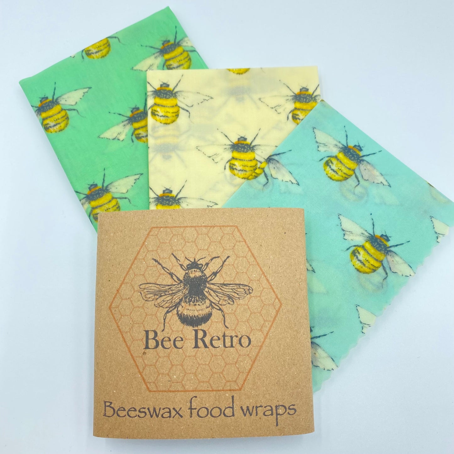 Edible, Organic Eco-Friendly Beeswax Food Wraps