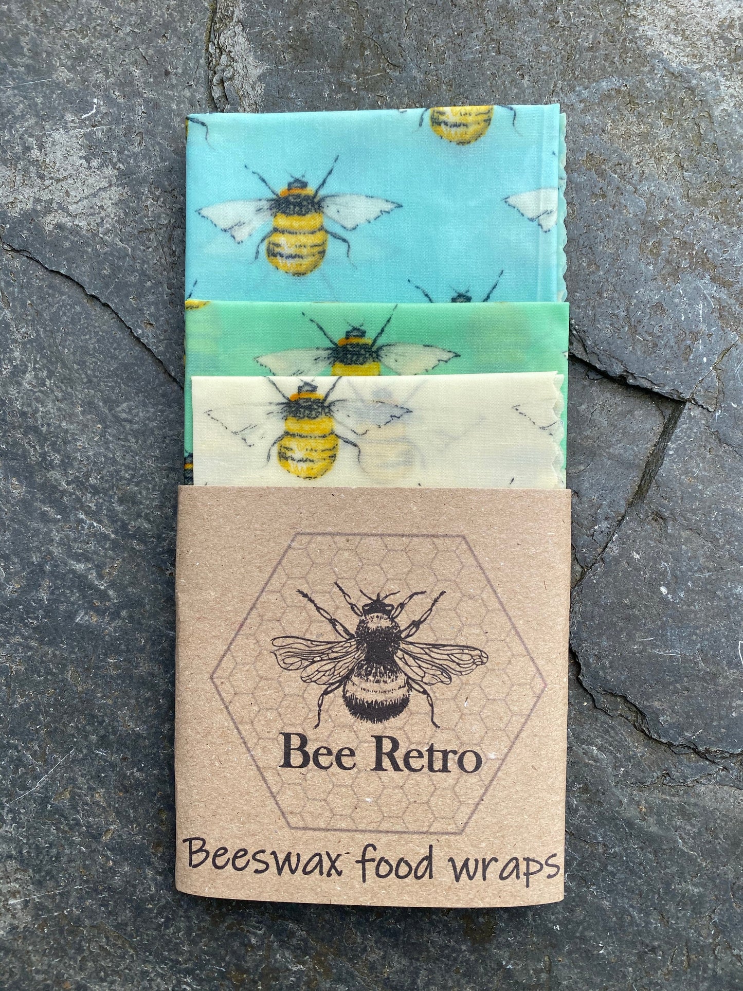 Edible, Organic Eco-Friendly Beeswax Food Wraps