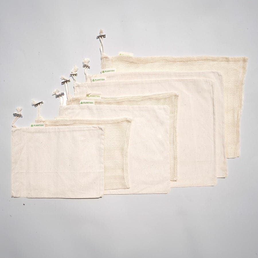 9 Piece - Reusable Grocery Bags (Starter Set)