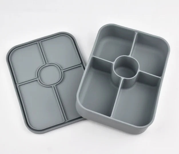 BPA Free Microwavable Silicone Food Container/Storage Heat-resistant Bento Lunch Box