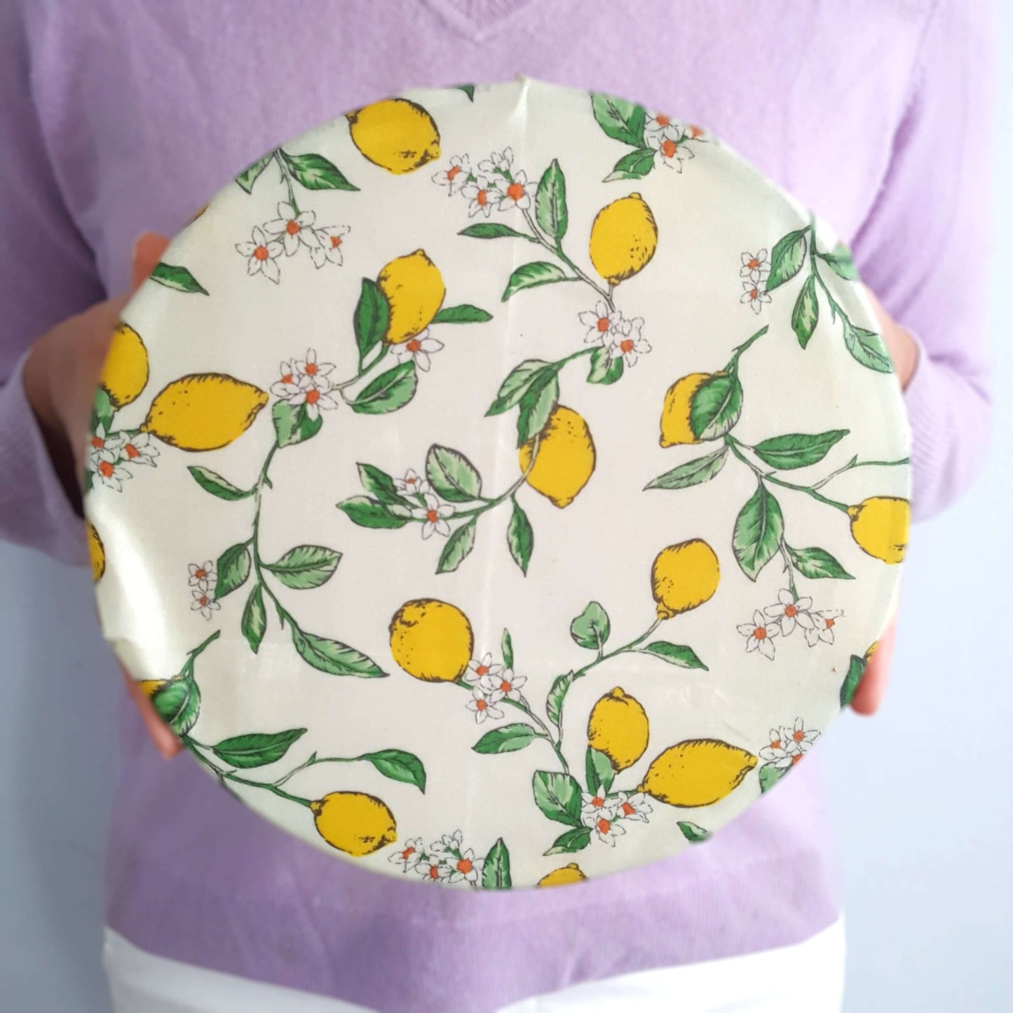 Set of 2 Large Handmade Edible Beeswax Wraps | Kitchen