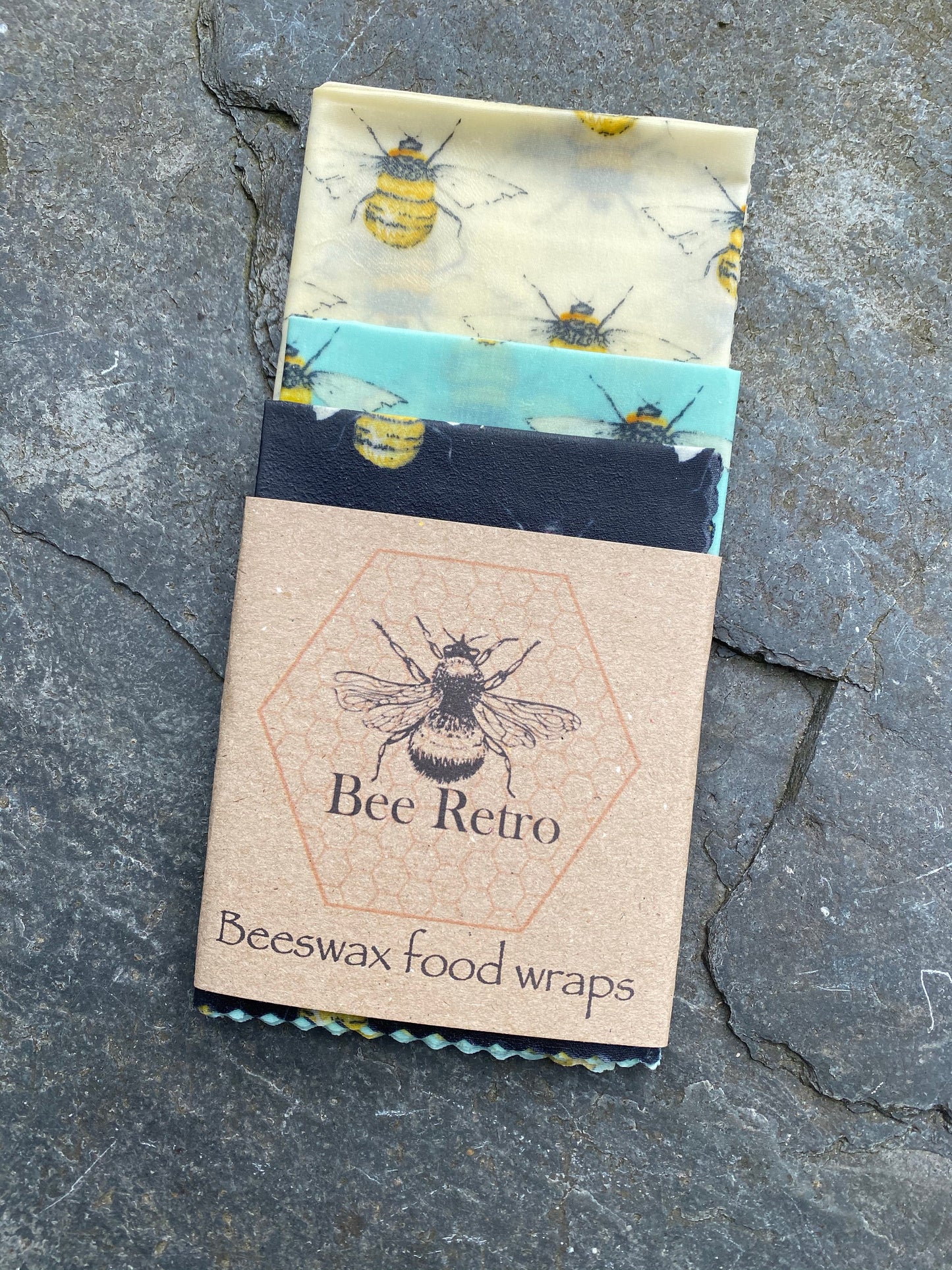 Edible, Organic Eco-Friendly Beeswax Food Wraps