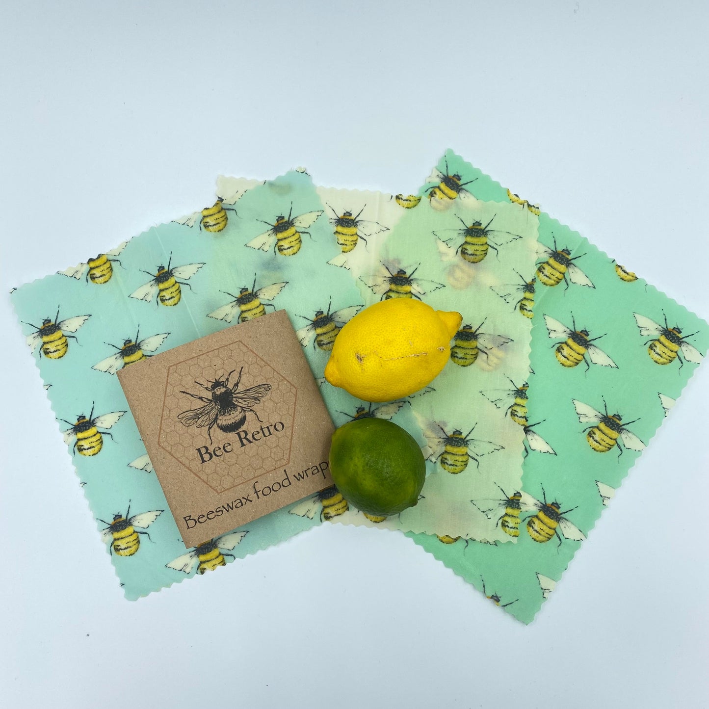 Edible, Organic Eco-Friendly Beeswax Food Wraps